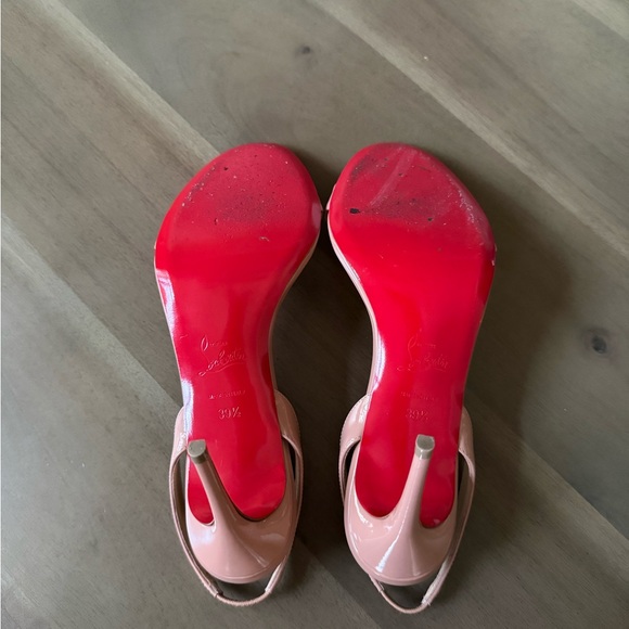Christian Louboutin Marylin Nude Slingback Heels - Picture 10 of 10